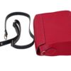 Sac à main "malvina" carmin en cuir – Image 2