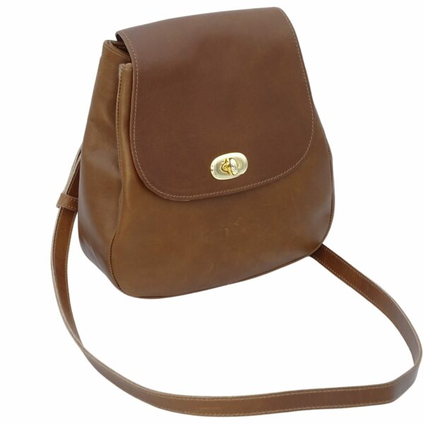 Sac à main "Elly" marron en cuir