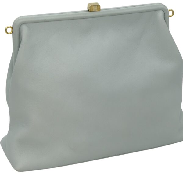 Sac à main en cuir "Mery" cendré