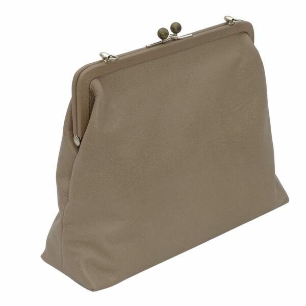 Sac à main en cuir "Mery" marron glacé